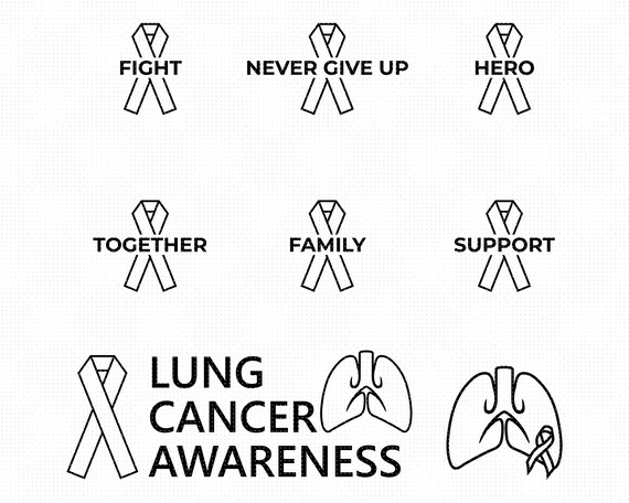 Believe White Ribbon Lung Cancer Awareness Decal – 6 Inch Vinyl Sticker