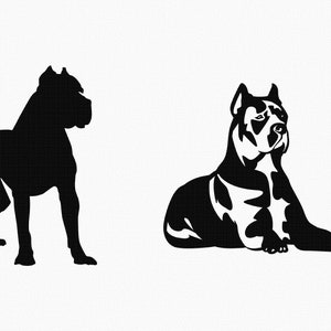 cane corso svg, mastiff clipart, dog png, eps, dxf