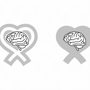 啓発リボン svg、脳腫瘍クリップアート、灰色リボン png、灰色リボン dxf、脳腫瘍 eps カット ファイル、灰色リボン svg