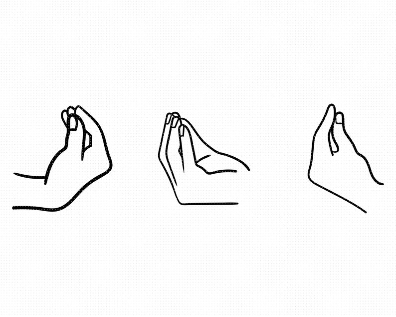 italian hand gesture drawing