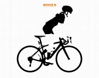 Woman Riding a Mountain Bike SVG, Female Bicycle Rider Clipart, cyclist Vector Cut Files