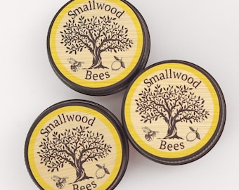 2 x Natural Beeswax Lip Balm Tin (Original/Lemon or both)