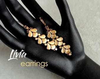tuto facile boucles d&#39;oreilles longues en perles