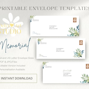 Visite jw.org, Sobres JW / Invitación conmemorativa / Redacción de cartas JW / Testigos de Jehová / Hojas de eucalipto