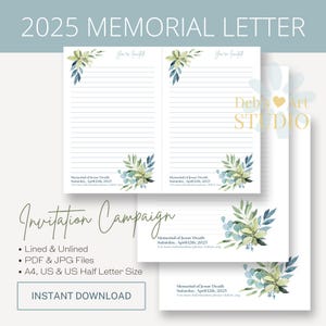 Invitación conmemorativa / Lucas 22:19 / Juan 3:16 / Campaña conmemorativa 2025 / Paquete de cartas para los testigos de Jehová / Testigos de Jehová / Hojas de eucalipto