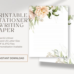 Membrete imprimible / Escritura de cartas / Ideas de regalos JW / Escritura de cartas JW