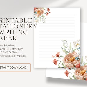 Membrete imprimible / Escritura de cartas / Ideas de regalos JW / Escritura de cartas JW