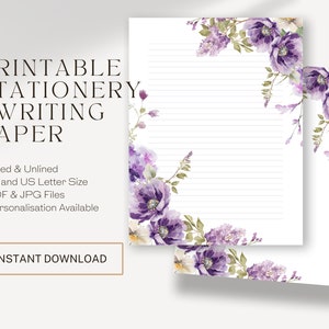 Membrete imprimible / Escritura de cartas / Ideas de regalos JW / Escritura de cartas JW