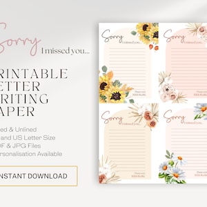 Notas de visita de regreso / Papel para escribir cartas JW / Testigos de Jehová / JW imprimible / Membretes / Pioneros / Impresión de girasoles
