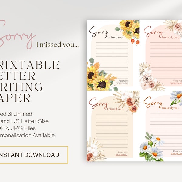 Return Visit Notes | JW Letter Writing Paper | Jehovah's Witnesses | JW Printable | Letterheads | Pioneers | Sunflowers Print