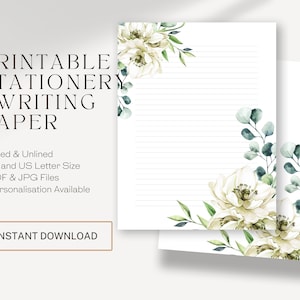 Membrete imprimible / Escritura de cartas / Ideas de regalos JW / Escritura de cartas JW