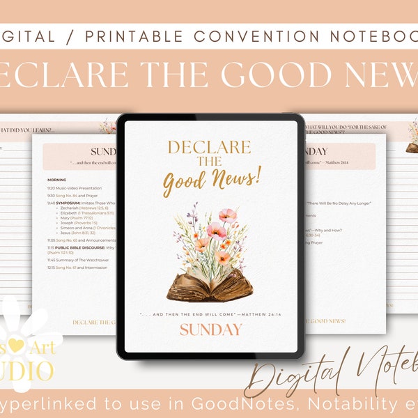 Jw Convention Notebook 2024 Digital - Etsy