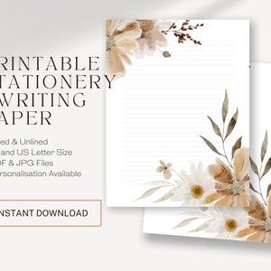Membrete imprimible / Escritura de cartas / Escritura de cartas JW / Ideas de regalos JW