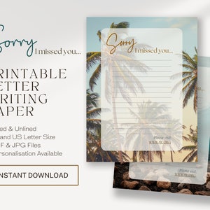 Notas de revisita / Papel para escribir cartas JW / Testigos de Jehová / JW imprimible / Membretes / Pioneros / Naturaleza A4, Carta de EE. UU.