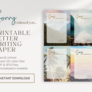Notas de visita de regreso / Papel para escribir cartas JW / Testigos de Jehová / JW imprimible / Membretes / Pioneros / Naturaleza