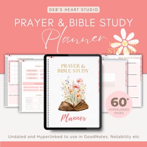 Bible Study Journal JW | JW Prayer Journal | JW Digital Planner | Bible Blooms