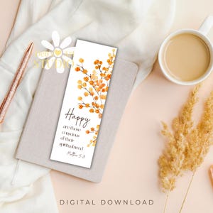 Bookmark Printable 2026 Year Text Matthew 5:3 Bible Verse JW Gifts ...