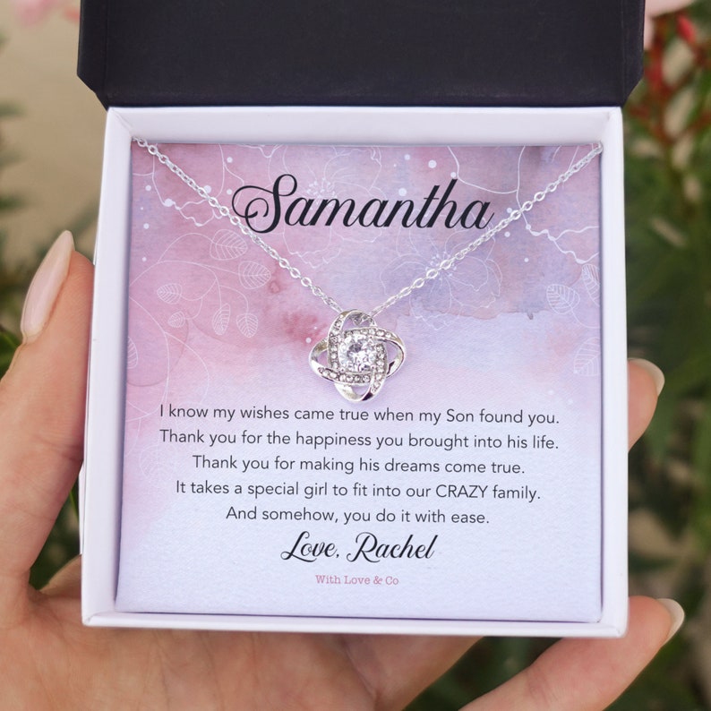 Gift for Son's Girlfriend to My Sons Girlfriend Etsy