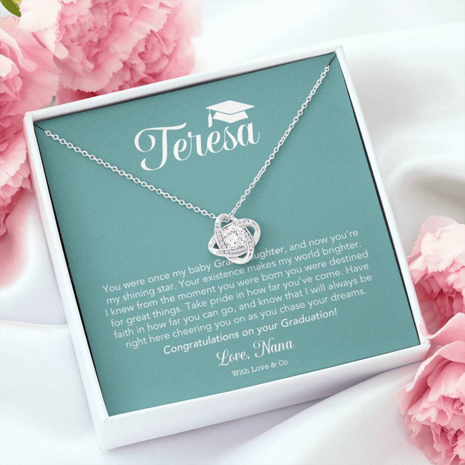 Graduation Gift For Granddaughter Shining Star Necklace Etsy