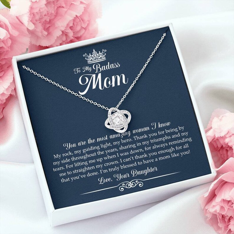 To My Badass Mom Necklace Mother\u2019s Day 2021 Gift Gift For Mom For Mother/'s Day