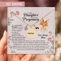Pregnant Daughter Gift, Mama Necklace Daughter Pregnancy Gift, Baby Shower Gift, Pregnant Daughter Gifts From Mom Mothers Day Pregnancy Gift