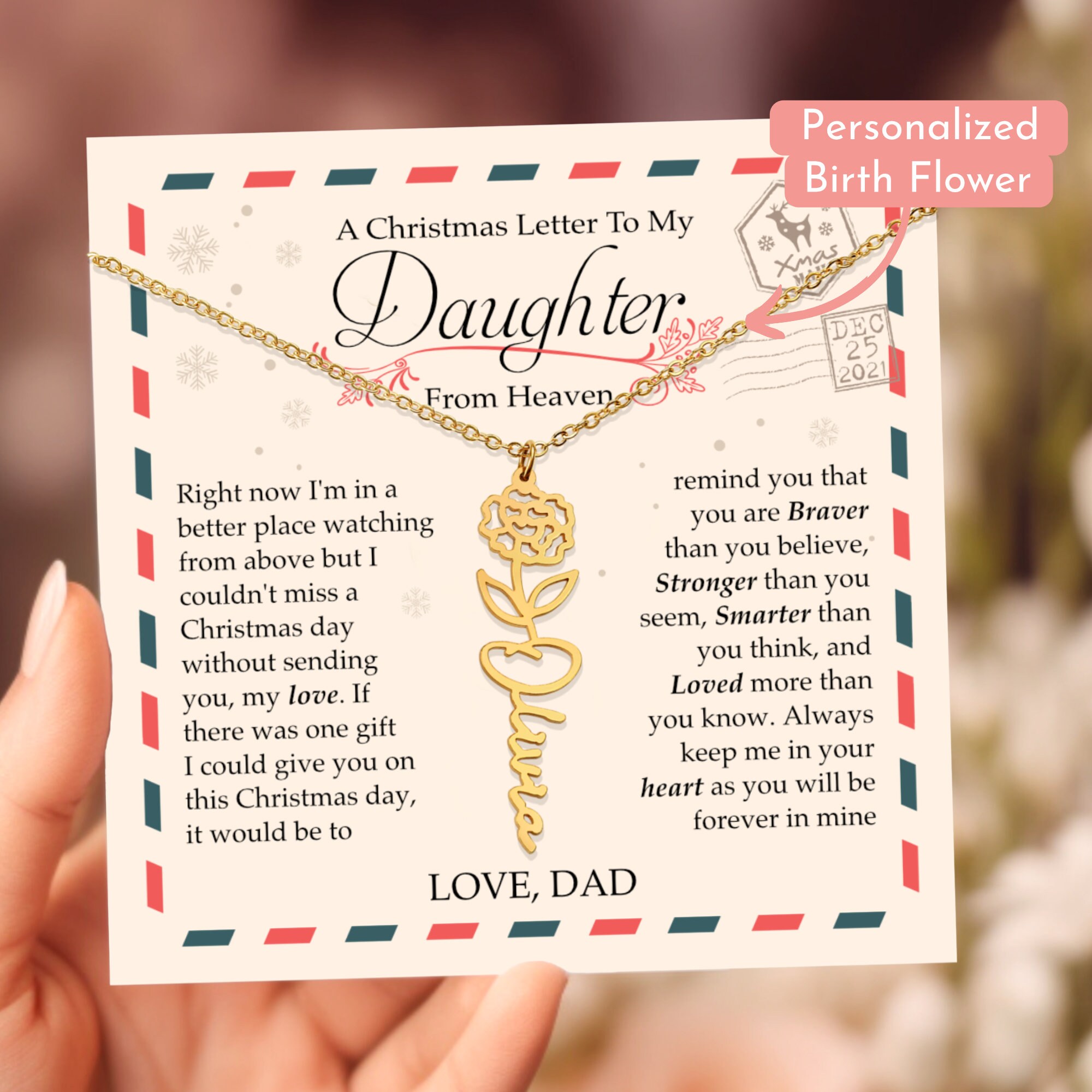 Christmas letter to daughter Outlet