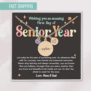 YELUWA 2 Pcs Mother Daughter/Son Heart Bracelets Set - Back To School Gift With Gift Box & Wish Card