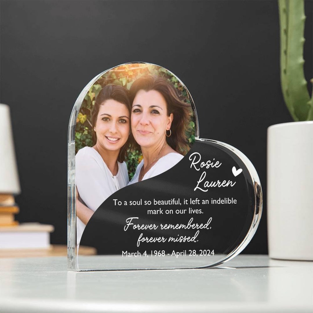 Forever Remembered Forever Missed Memorial Gift, in Loving Memory Gift
