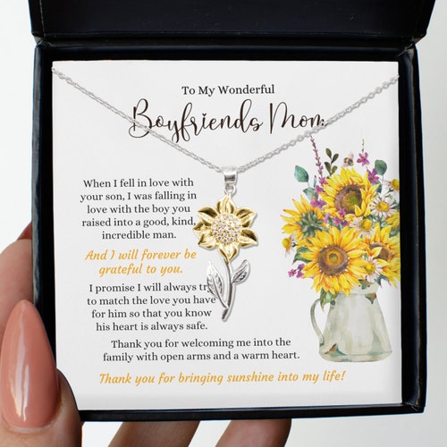 Boyfriend Mom Gift Boyfriends Mother Christmas Gift to My Etsy