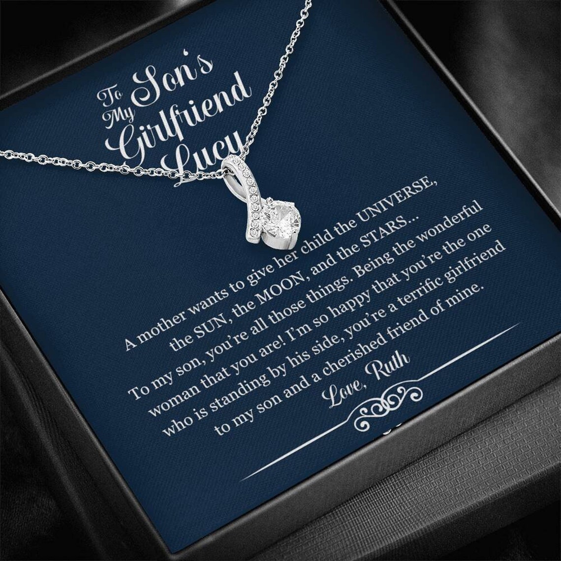 Gifts For Sons Girlfriend Sons Girlfriend Gift From Sons Mom | Etsy