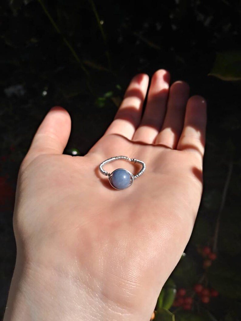 Blue Aventurine Ring