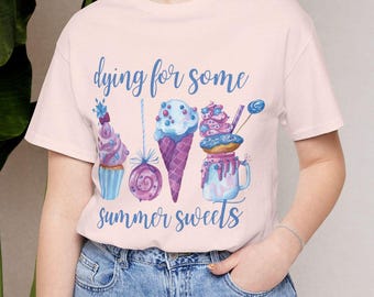 Colorful Ice Cream T-Shirt: Jolly Summer Sweets Tee