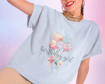 Birthday Girl T-Shirt Unisex Tee Celebration Top Gift for Birthdays Cute Party Attire Fun Casual Wear Gift for Friends