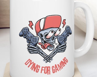 Personalized Gaming Mug Gamer Coffee Mug Custom Gaming Gift Funny Game Lover Coffee Mug Gamer Gift Video Game Gift