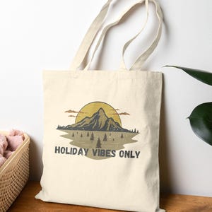 Seek Adventure tote Urlaubstasche Camping Shirt Wandern Öko-Tasche Naturliebhaber Einkaufstasche Adventure Lover Fernweh Tasche Reisegeschenk