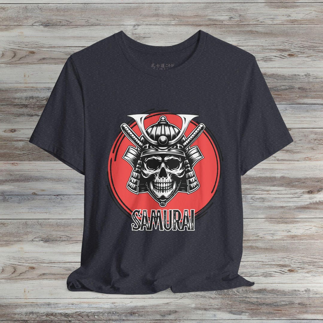 Anime Manga Mens Printed Tee Bushido Honour Kitsune T Shirt Traditional ...