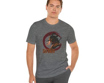 Camiseta estampada de manga de anime para hombre, camiseta Bushido Honour Kitsune, camiseta de artes marciales tradicionales, camiseta ninja, ropa con código samurái