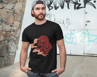 Gothic Skull Graphic Tee | Unisex Softstyle T-Shirt