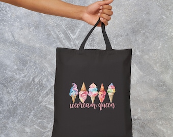 IJsshirt Vrolijke draagtas Ice Cream Shirt Sweety bag Kleurrijke ijsvakantietas Ice Cream Party Zomervakantie Shirt Girly fashion