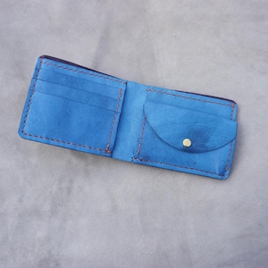 Original handgefertigte Lederbrieftasche Schenken Sie Ihren Lieben mit funktionaler Kunst Geschenk für ihn Geschenk für sie Geschenk für Papa Geschenk für Sohn