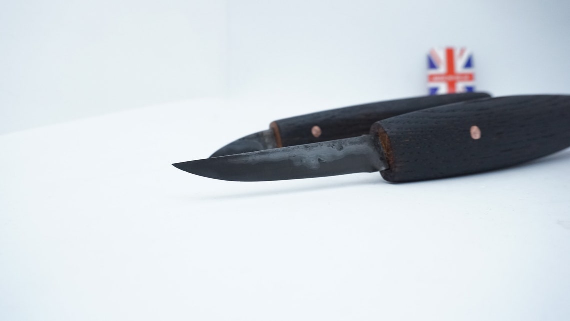 Knife Set Laminated Blade W2 Steel Wood Carving Knives W2 Etsy