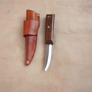 Bushcraft knife EDC Wandering knife Camping knife Outdoor knife Fishermen knife Wood carving knife Sloyd crafts knife