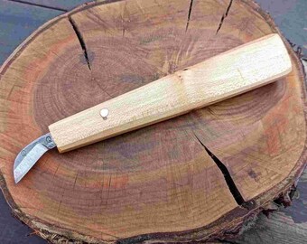 Handmade Chip Carving Knife – Carbon Steel