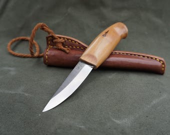 Puukko Bushcraft knife - D2 steel blade