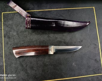 Puukko Bushcraft Hunting Knife - D2