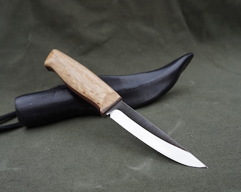 Masur Birch Handmade Slöyd Puukko Knife