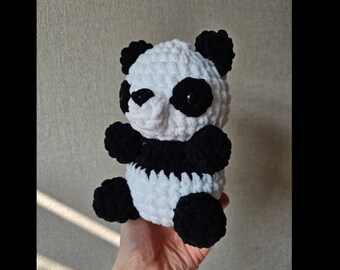 Panda Bear Crochet Plushie