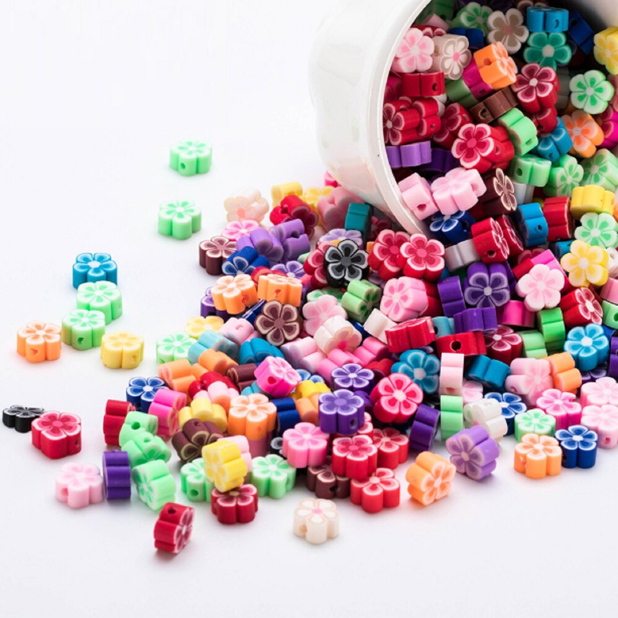 10mm 100pcs/lot Polymer Fimo Clay Beads Loose Colorful Round Etsy UK