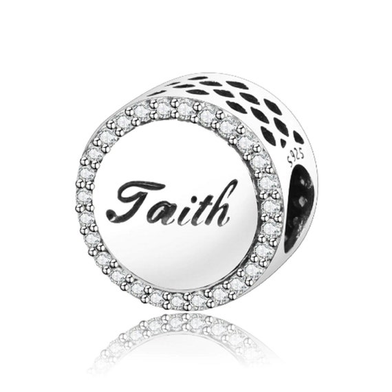 Charms For Pandora Bracelet Cross Faith Charm 925 Sterling Etsy