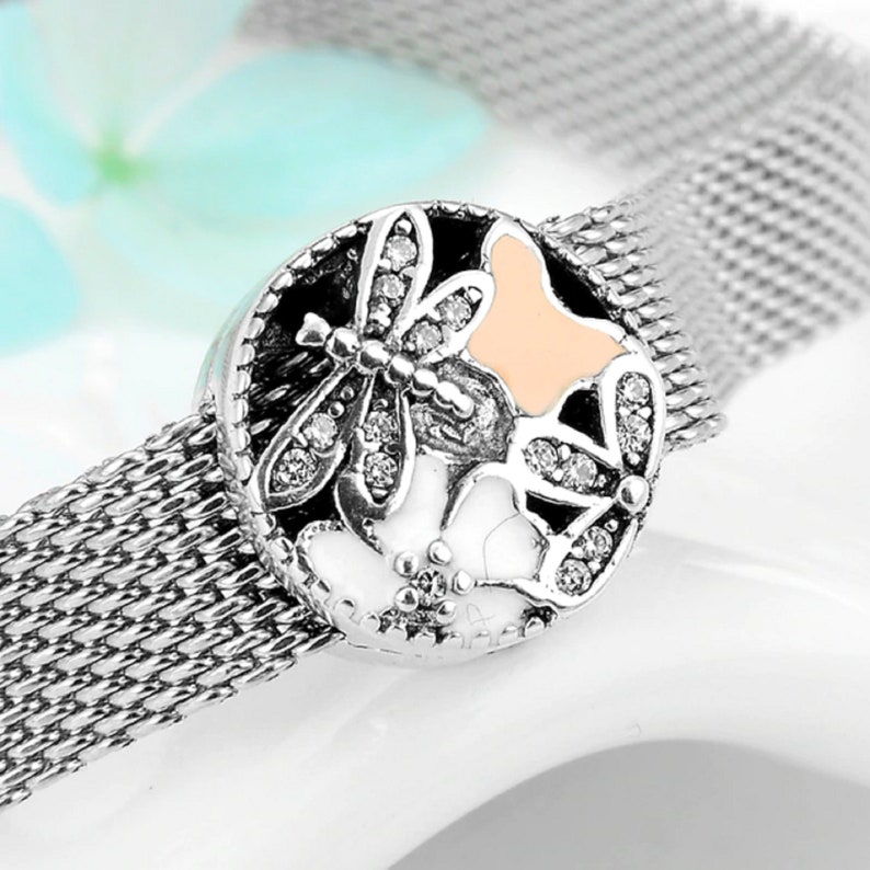 Pandora Reflections Bracelet Charm Spring Dragonfly and Etsy